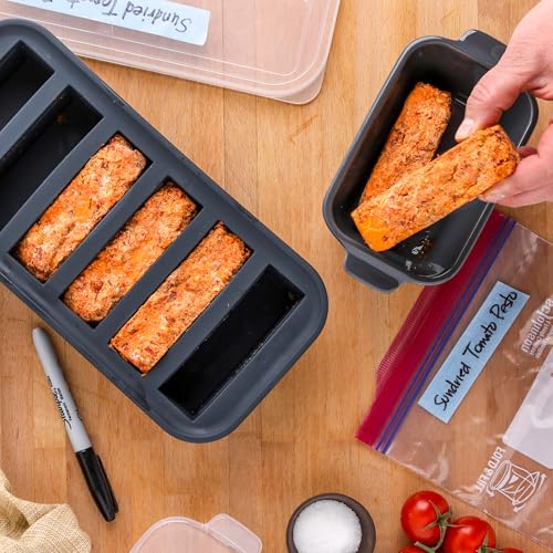 5"x3" Ceramic Baking Dishes with Lids (Charcoal / 5"x3" - MADE IN USA)