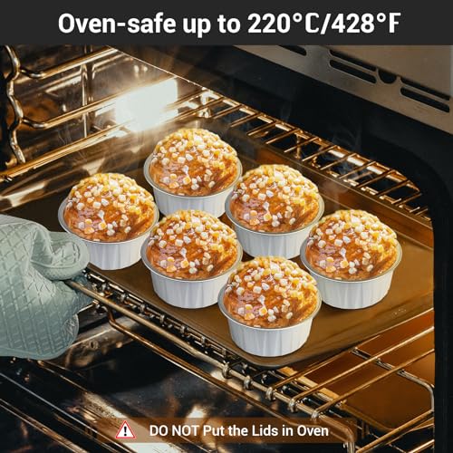 Aluminum Baking Cups (White / 60pcs)
