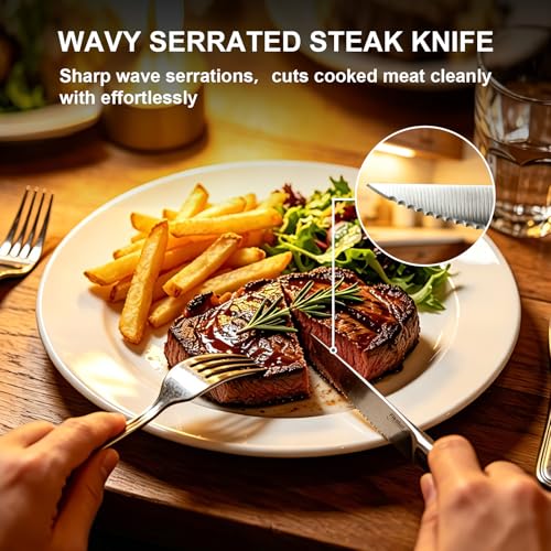 Kitchen Knife Set (Silvery + Blak)