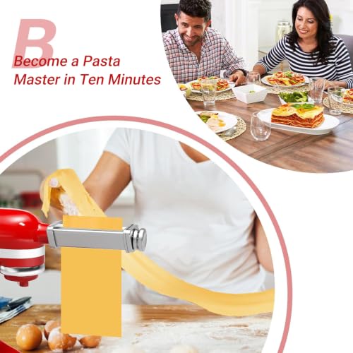 Pasta Maker Attachments for All KitchenAid Stand Mixers (3 PCS Pasta Maker Attachments)