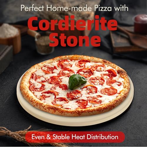 16" Round Pizza Stone (Dia 16" x 0.47")