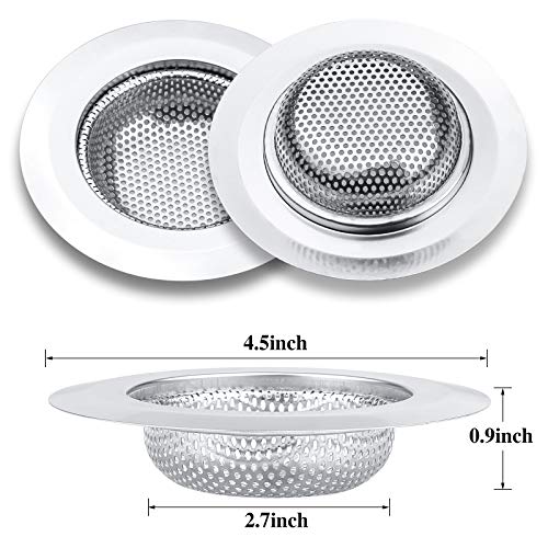 2 Pcs Kitchen Sink Strainer (2 Count)