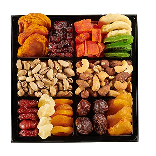Dried Fruit & Nuts Gift Basket Arrangement Platter (Single)