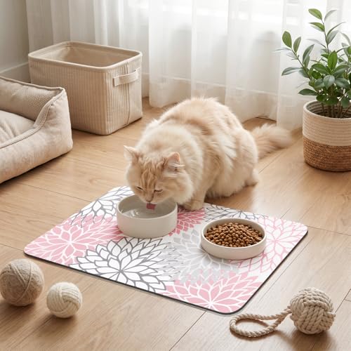 Dish Drying Mat (Pink / 12" x 20")