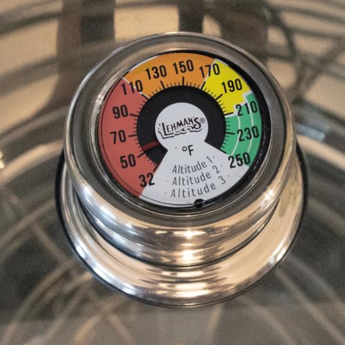 21.5 Quart Water Bath Canner with Pressure Gauge (Silver)