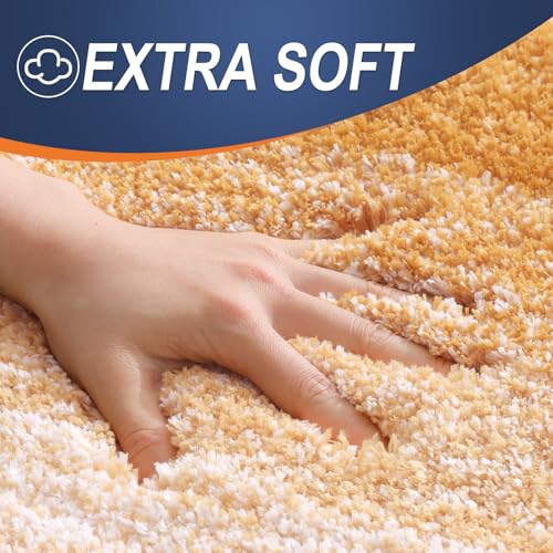 Bathroom Runner Rug 40x24 (40" X 24" / Golden Yellow)
