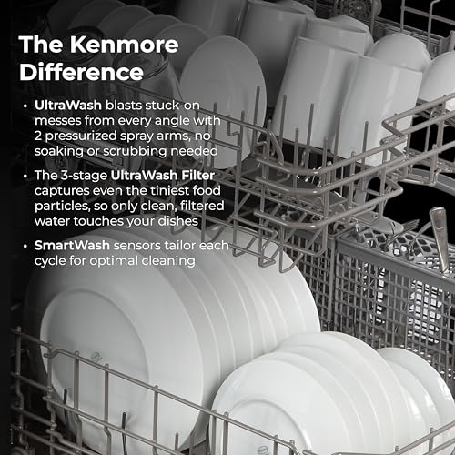 24" Hybrid Tub Dishwasher (White)