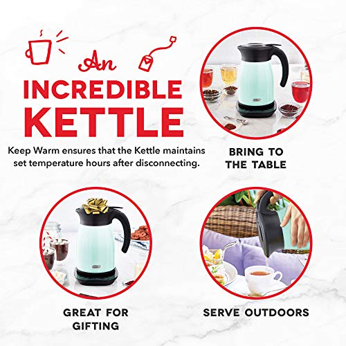 Insulated Electric Kettle (1.8 Quarts / Matte Aqua)