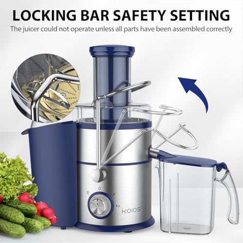 1300W KOIOS Centrifugal Juicer Machines (Blue)