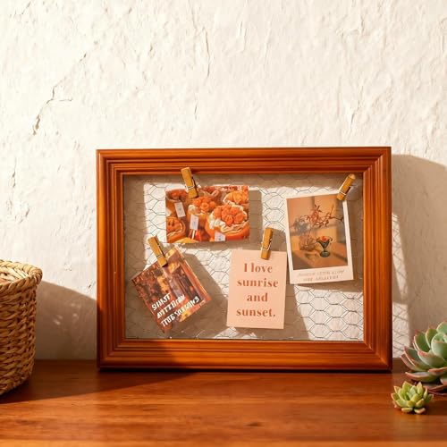 Rustic Herb & Flower Drying Rack (Photo Frame Flower Decorative Stand-wire)
