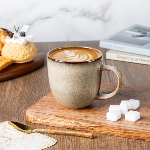 12oz Coffee Mugs (Set of 6 / Oatmeal)