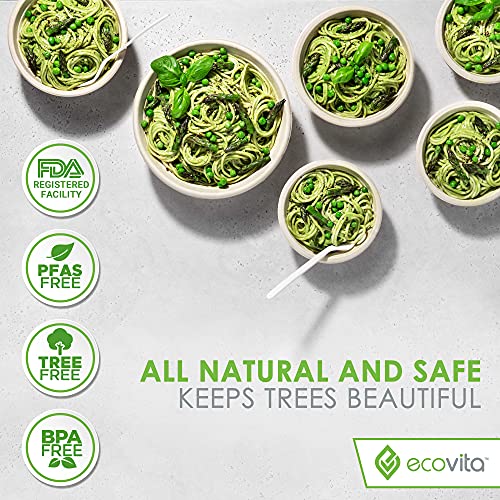 100% Compostable Paper Bowls [32 oz.]