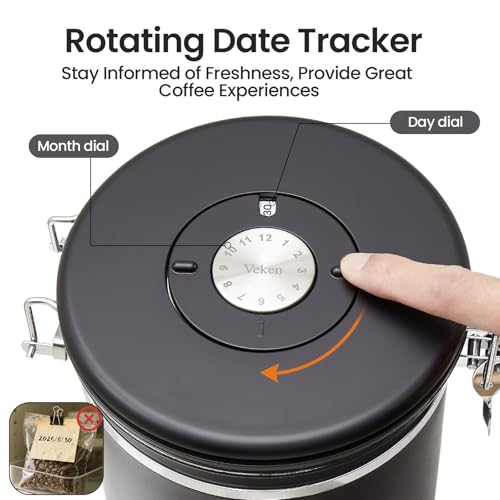 Coffee Canister (Black / 39 oz)