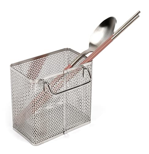 Kitchen Utensil Chopsticks Perforated Holder with Hooks