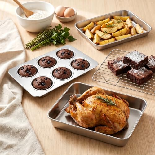 Baking Pan Set for Toaster Oven