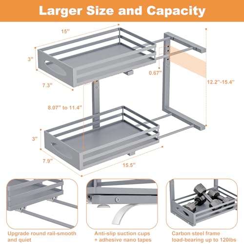 Under Sink Organizer (Gray)