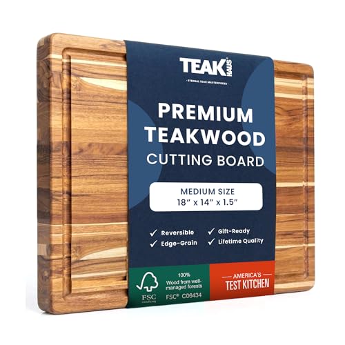 Carving Board with Juice Groove (Cutting Board Only / Medium (18 inch x 14 inch x 1 inch))