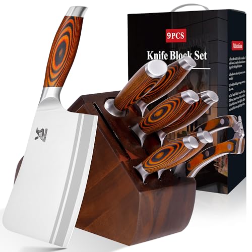 9pcs Knife Block Set (9 Count)
