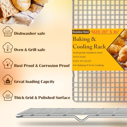 2 PCS Cooling Racks for Cooking and Baking
