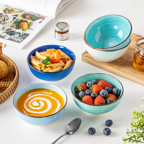 Bonita 12 Oz Small Bowls Set of 6 (Cool Color / 12 Oz)