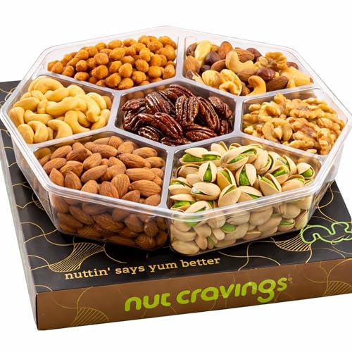 Mixed Nuts Gift Basket in Black Gold Box