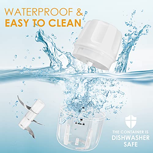 Electric Garlic Chopper (300ML / White)
