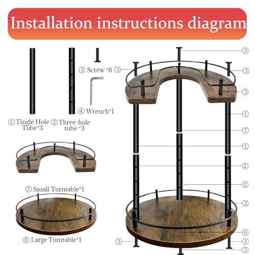 2 Tier Lazy Susan Organizer