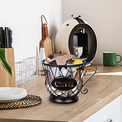 Coffee Pod Holder (Black / Large for 40 kcups)