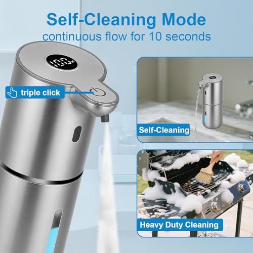 Automatic Foaming Soap Dispenser Touchless (Silver / Foam)