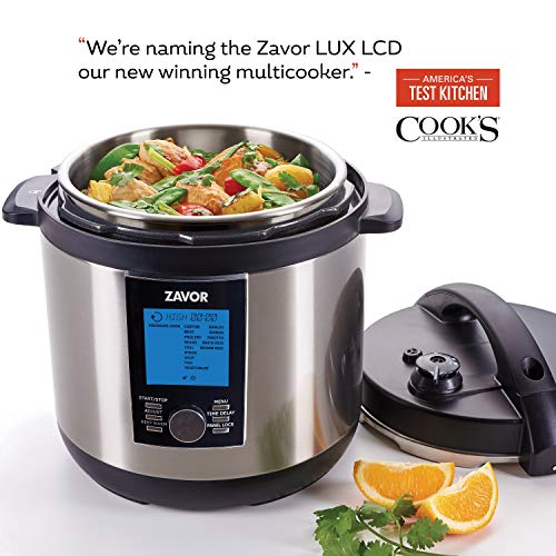LUX LCD 6 Quart Programmable Electric Multi (6.3 Quarts / Stainless Steel)