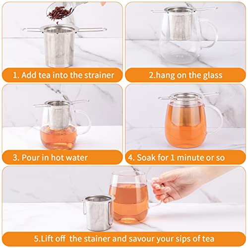 2Pack Tea Strainer (2 Count (Pack of 1))