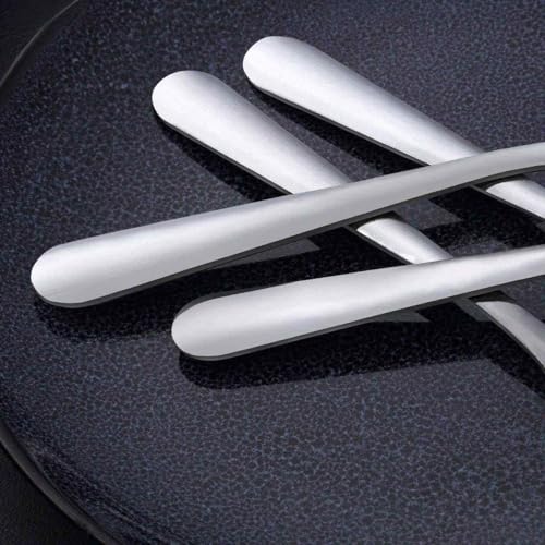 36 Piece Tea Spoons Set Silverware (6.7 inch silver tea spoons 36 pieces)