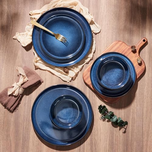 Dinnerware Sets for 8 (Deep Sea Blue / Service for 8)