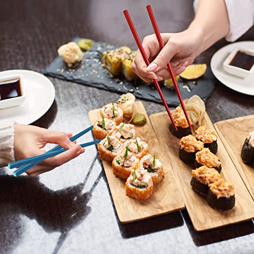 Fiberglass Reusable Chopsticks (Multi Cherry-10 Pairs)