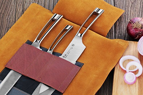 N1 Series 4 Piece Leather Roll Knife Set