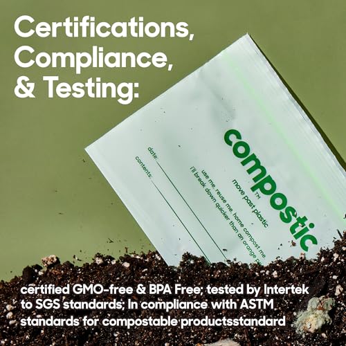 Compostable Snack Bags (100 Count / Snack)