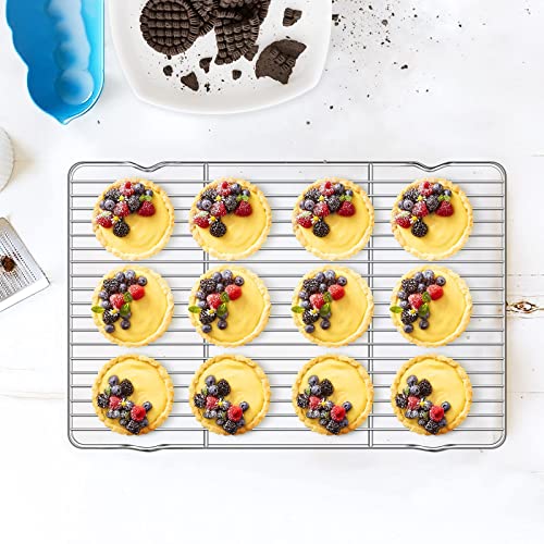 Baking Sheet with Rack Set [2 Sheets + 2 Racks] (17.3 inch)