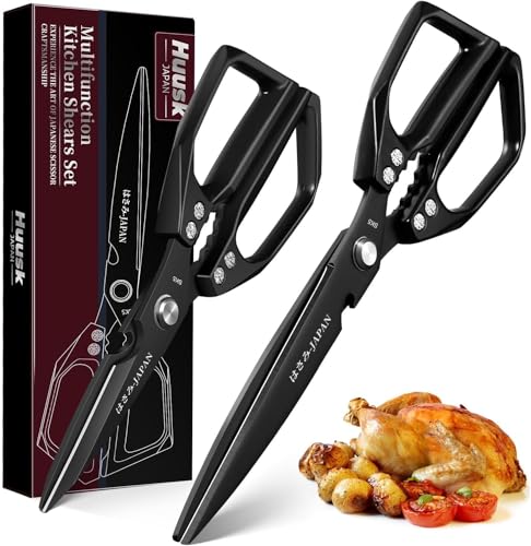 Kitchen Scissors Japanese Stainless Steel (2 Count)