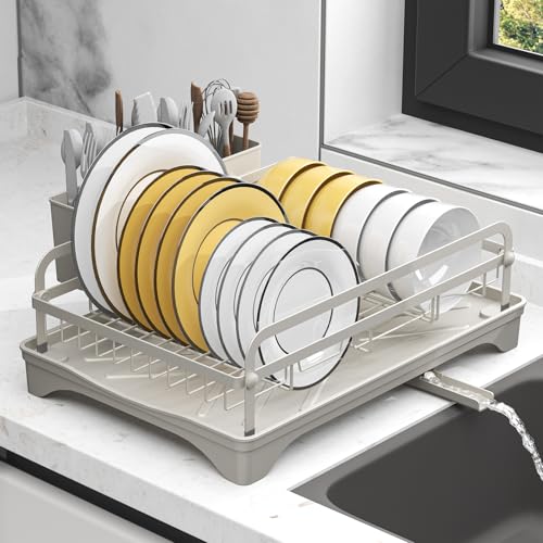 Dish Drying Rack (1 Tier - Grey)