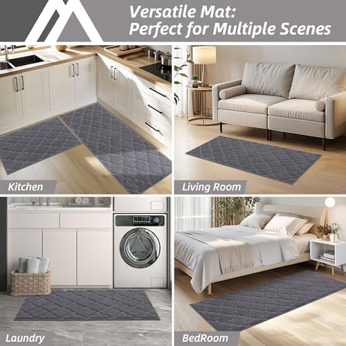 Kitchen Rugs Non Slip Washable 24"x60" (14.4 Sq Ft)