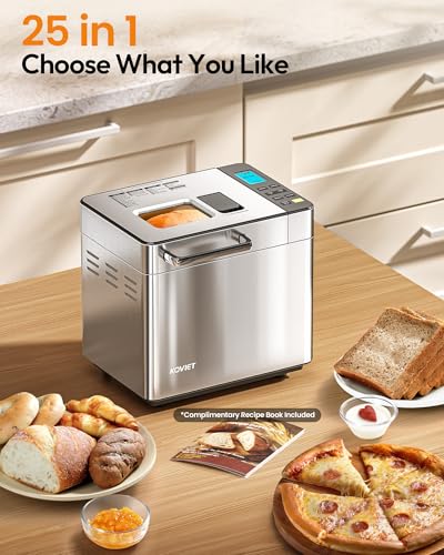 25‑in‑1 Bread Maker Machine (Silver)