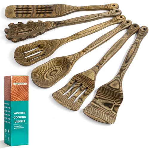 Wooden Spoons for Cooking (6 Count)