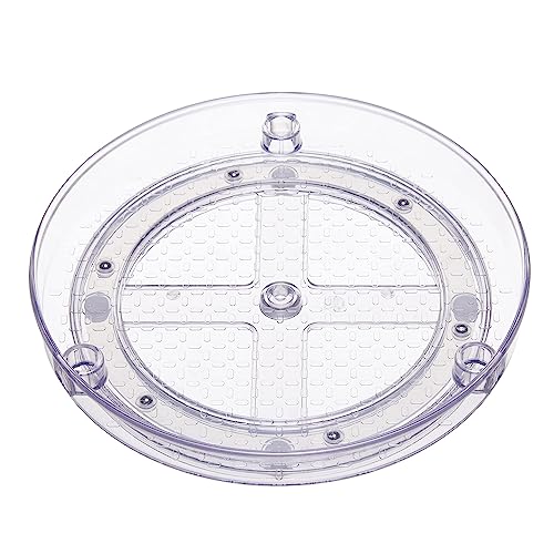 Lazy Susan Turntable Organizer for Spices and Condiments (9" Diameter, 2 Tier)