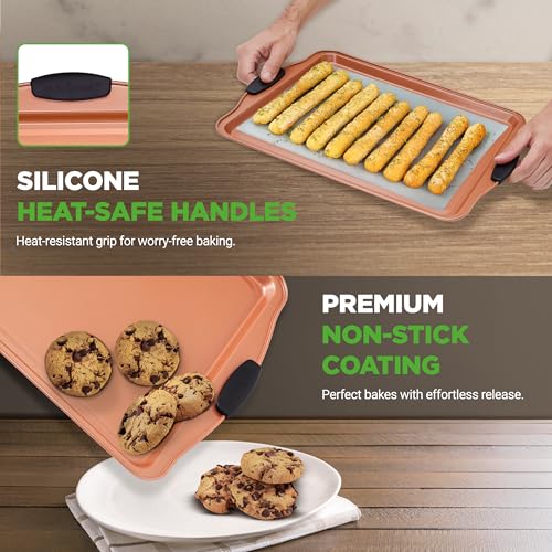 3 Piece Cookie Sheets for Baking (3 Piece Set)