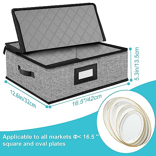 Quilted Platter Storage Case