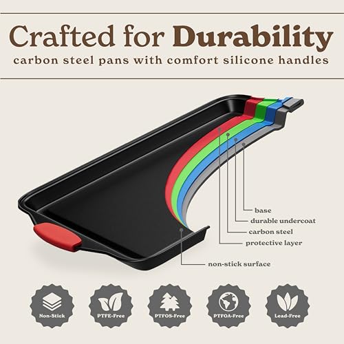 Nonstick Stackable Bakeware Set