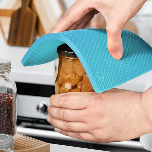 Silicone Square Trivets Mat (6 Count)