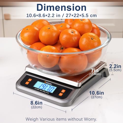 66lb Food Scale (Grey 66 lb (30 kg))