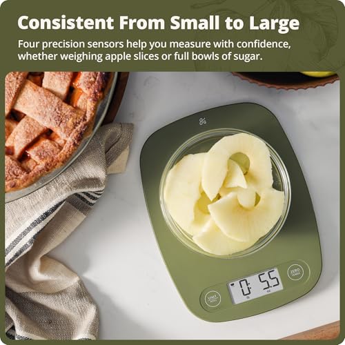 Food Scale Slim & Compact Build (Moss Green)