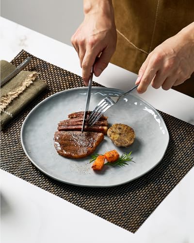 Porcelain Dinnerware Set for 6 (Sleek Grey / Set(24pcs))